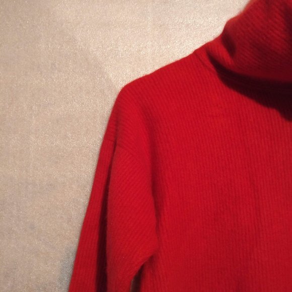 Gobi 100%Mongolian CASHMERE Turtleneck Chunky Pullover Sweater w/Measurement L - Picture 3 of 8